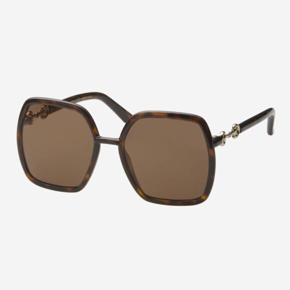 NEW GUCCI OVERSIZED SQUARE WOMEN'S SUNGLASSES GG0890S 002 - Picture 1 of 4